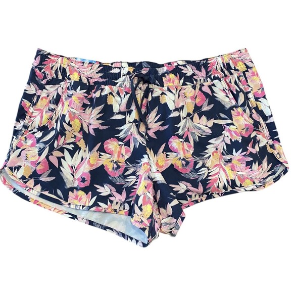 Columbia Women’s Shorts XL Floral Print Drawstring Waist Regular Fit NWT - Picture 1 of 5